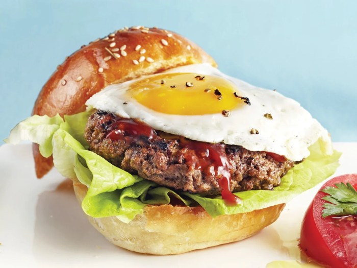 Steak n shake egg burger