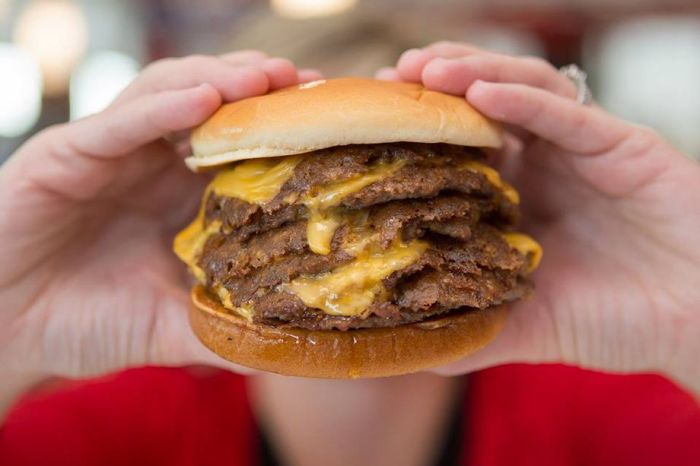 Steak n shake egg burger